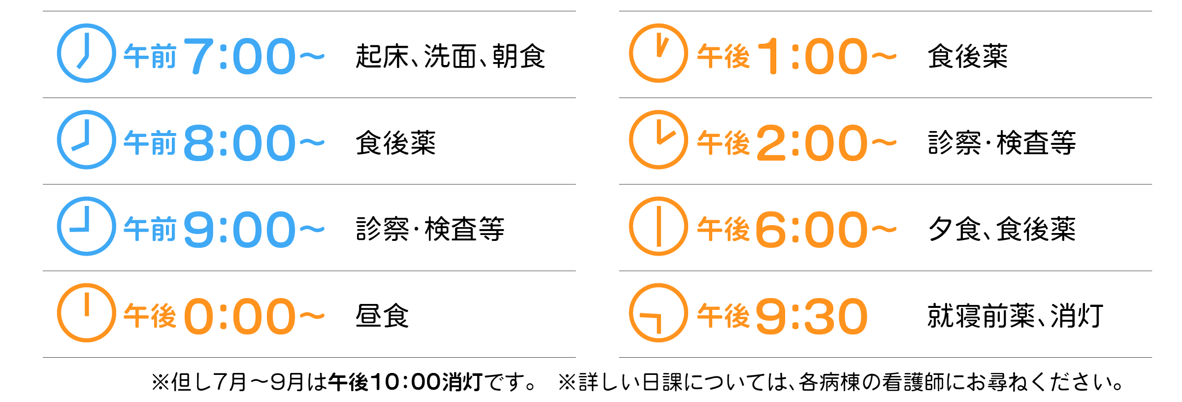 入院中の生活について 日本赤十字社 松山赤十字病院 入院中の生活について 日本赤十字社 松山赤十字病院